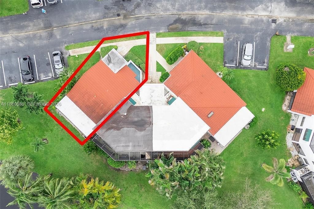 385 Drone view building