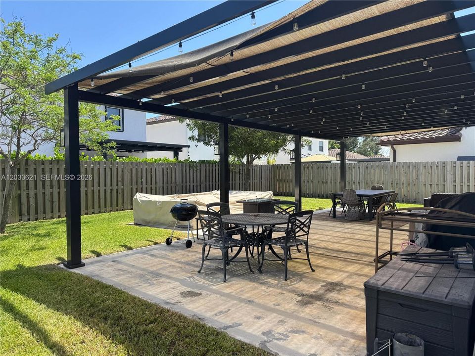 Exterior Patio with Gazebo