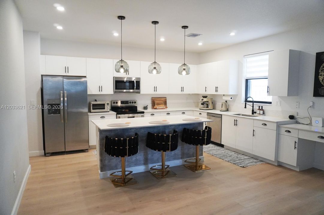 Spacious Kitchen with Modern Cabinets