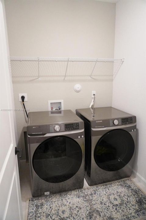 Laundry Room with Stainless Steel Appliances