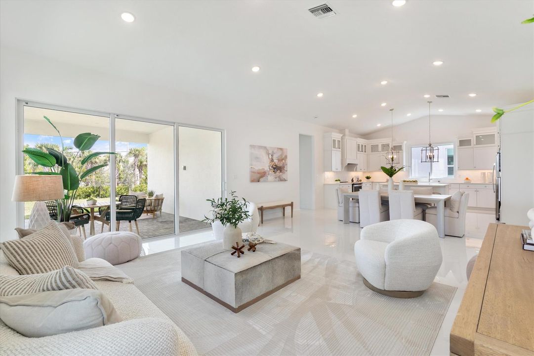 Great Room and Dining Area