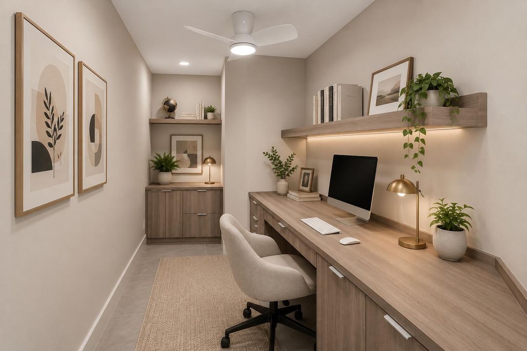 Office Space Virtually Staged