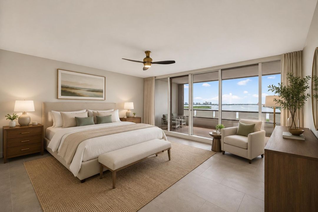 Primary Bedroom Virtually Staged