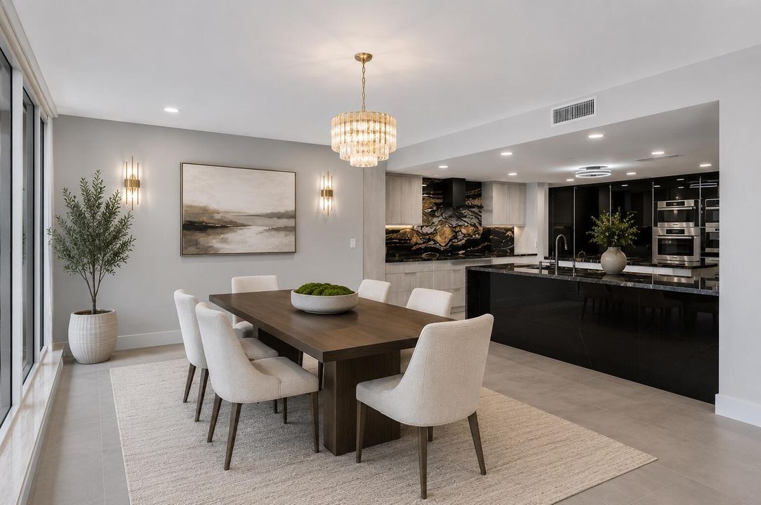 Dining Room Virtually Staged