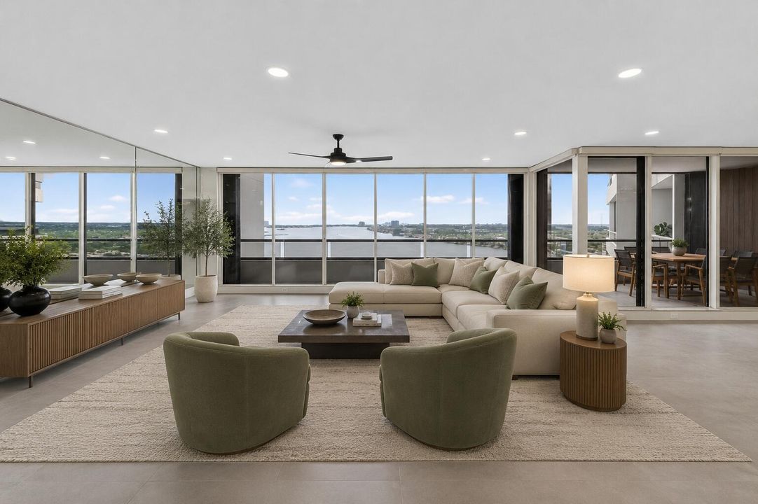 Living Room Virtually Staged