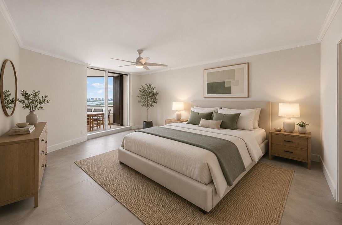 Guest Bedroom Virtually Staged