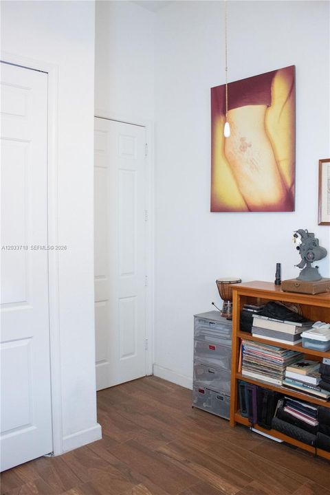 The Second Bedroom, currently used as an office, has two doors, one leads to the hallway and the other to a Jack-and-Jill bathroom. ALL bedrooms have the same beautiful durable Wood-Look Tile