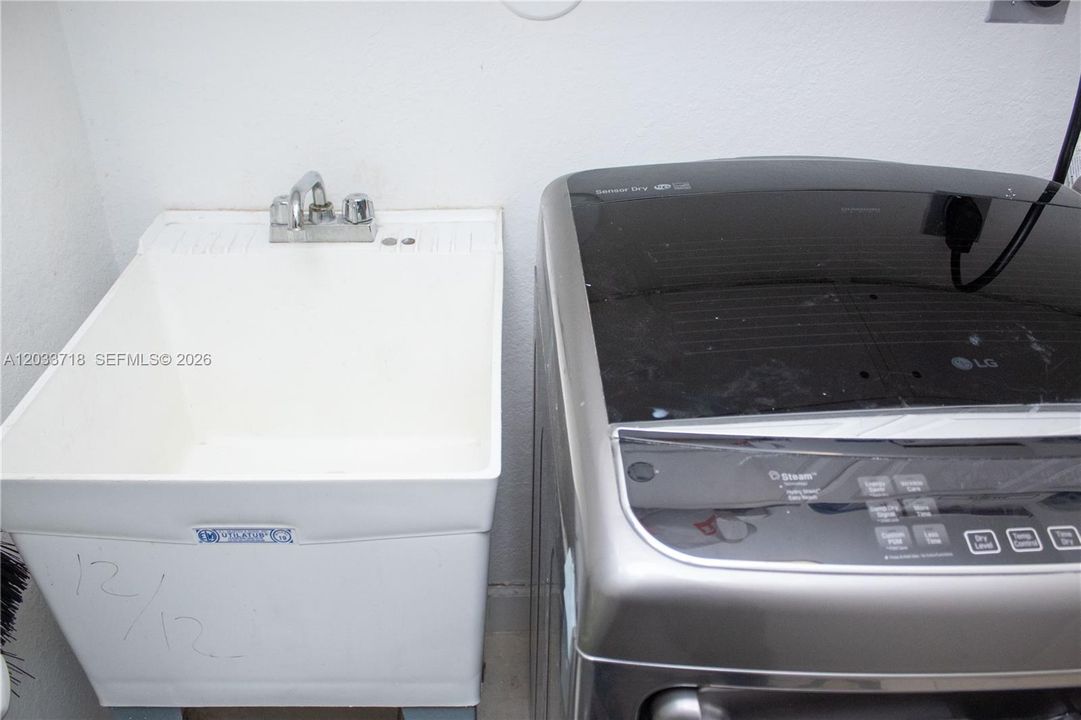 Very useful sink in Laundry Room