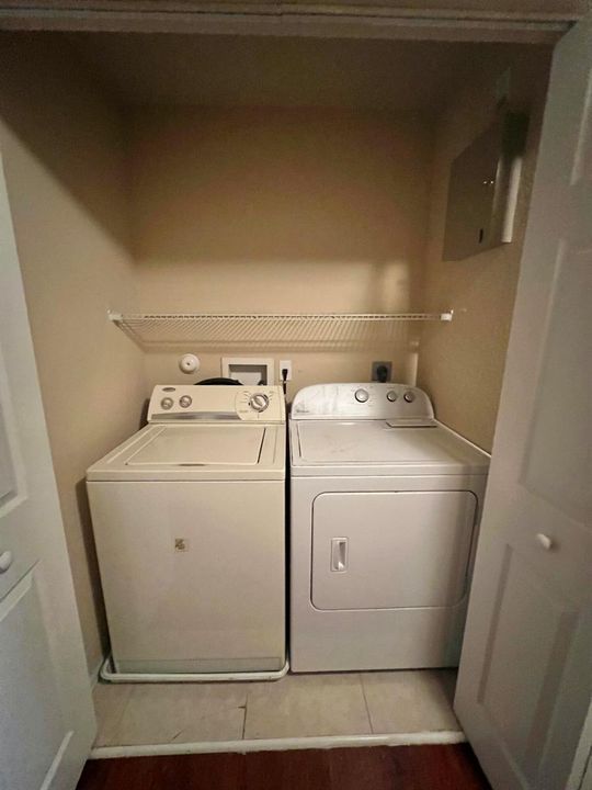 Laundry upstairs