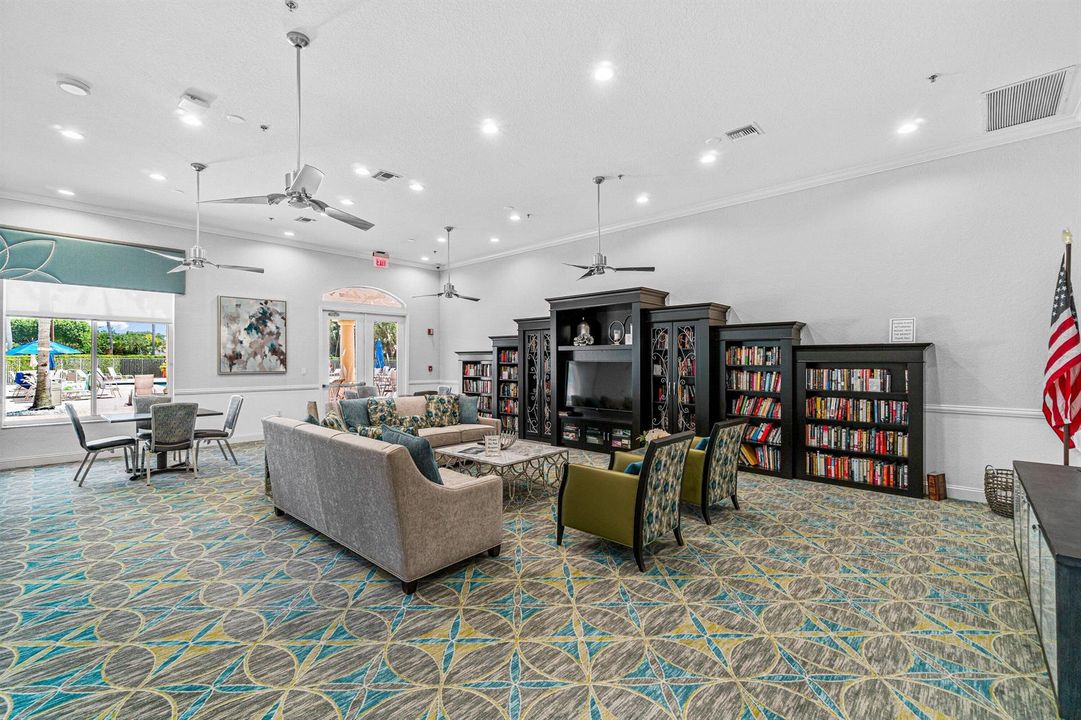 Clubhouse Library/Media Room