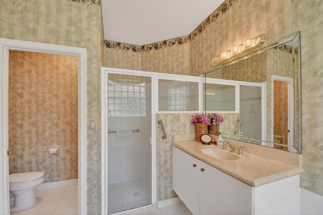 Primary Bathroom & Glass Shower