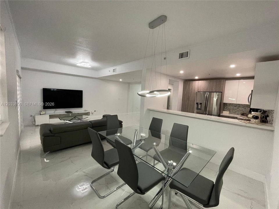 Dining Area and Living room