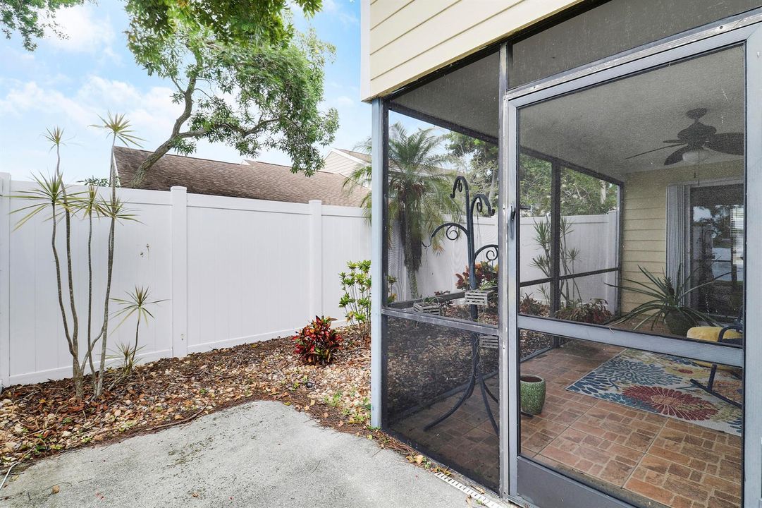 Fenced Side Yard