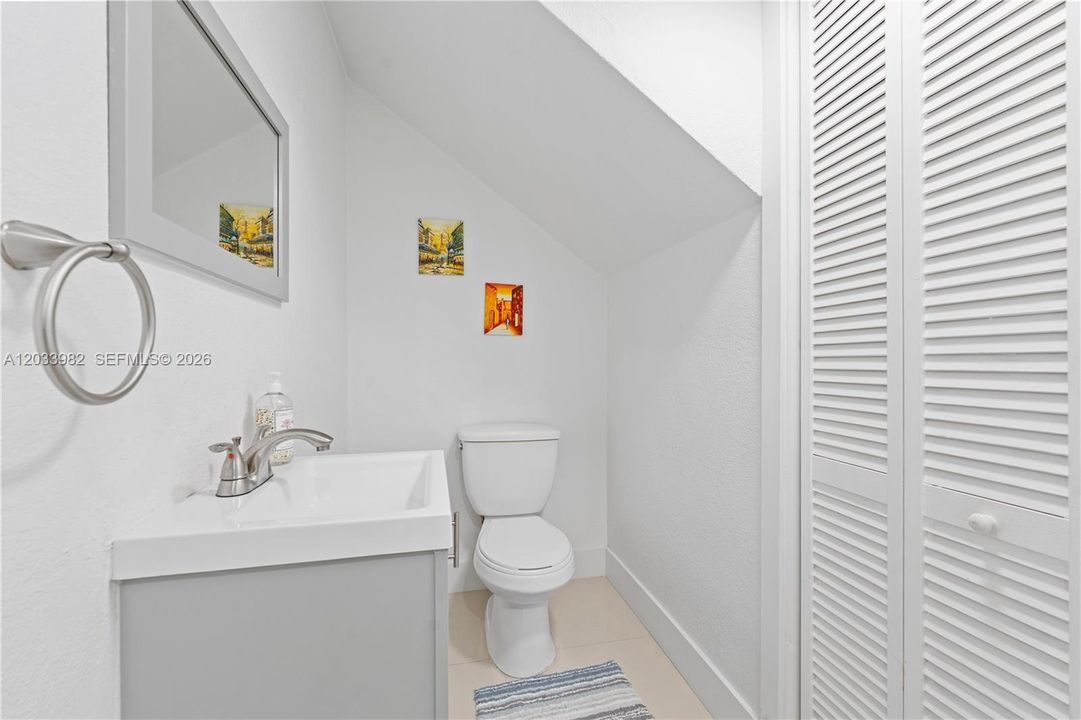 Half bath downstairs