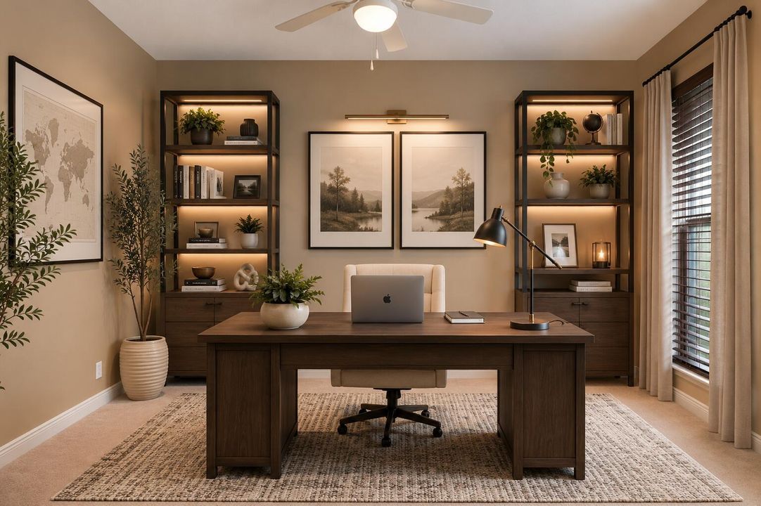 Downstairs Bedroom:Office