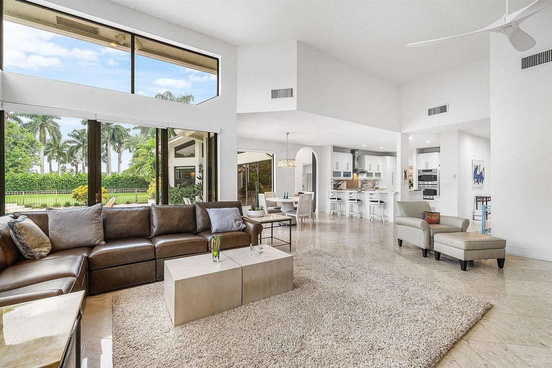 Family room off kitchen