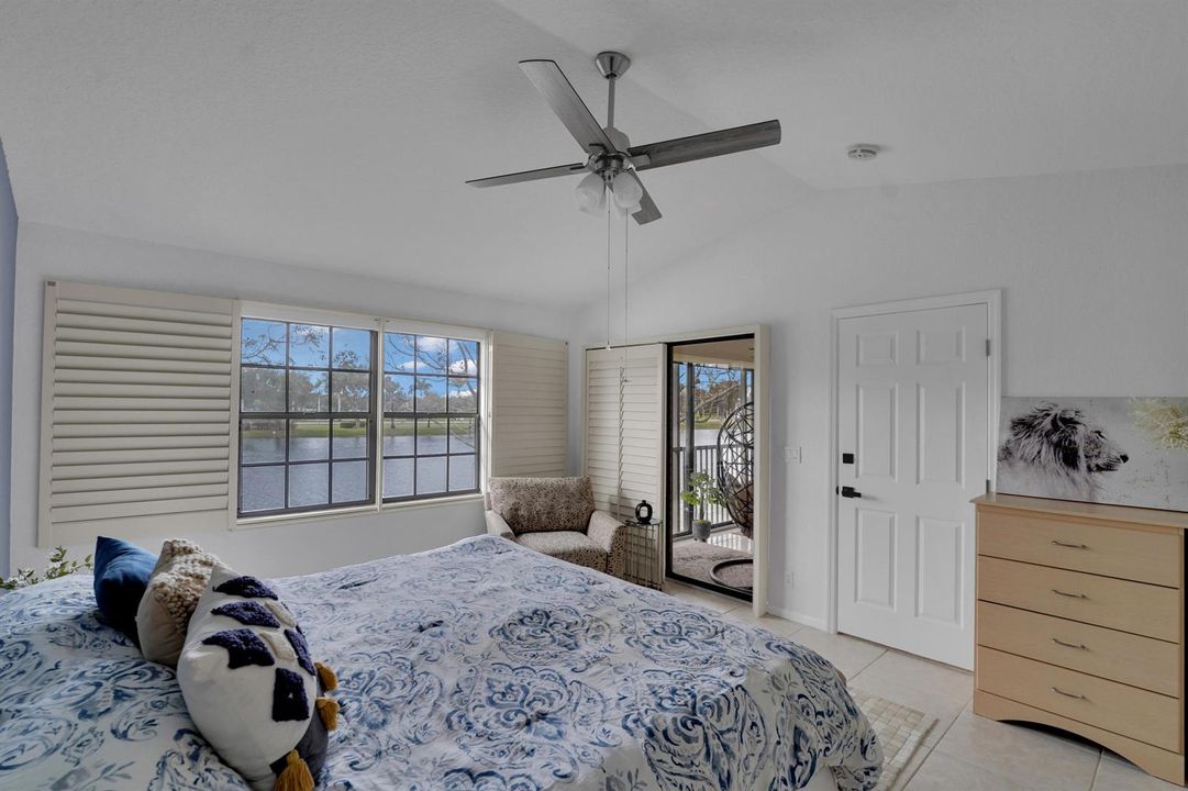 Peaceful Master Bedroom Lake View