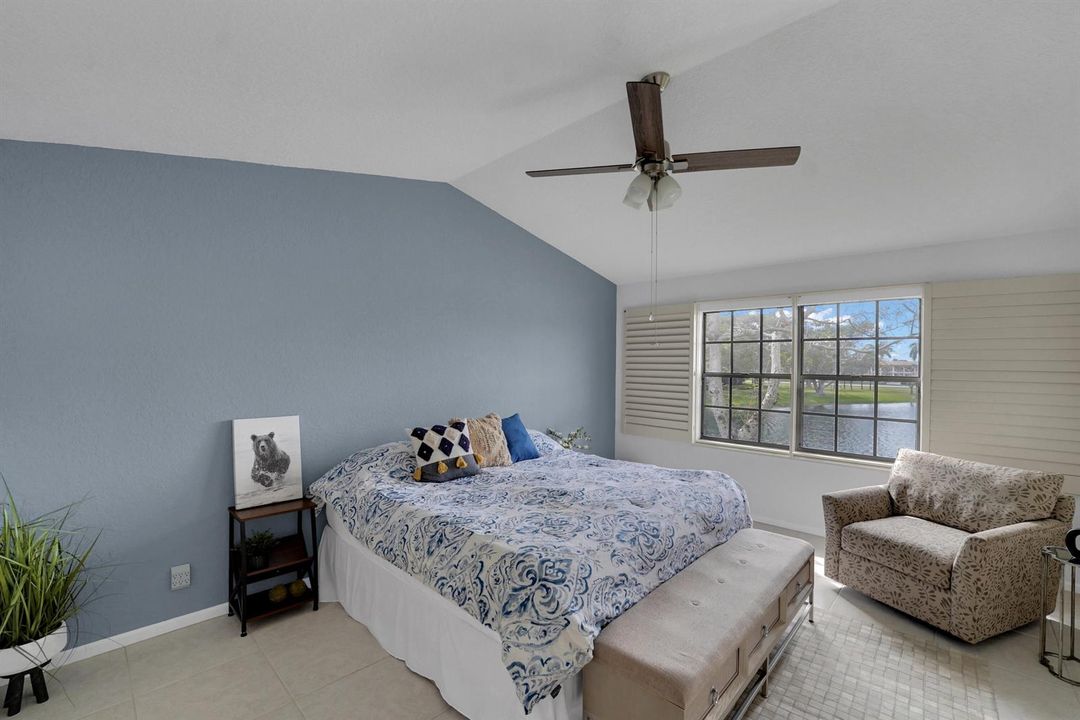 Master Bedroom Overlooking Lake