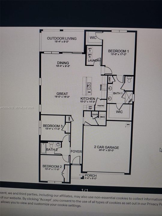 For Sale: $364,900 (3 beds, 2 baths, 1816 Square Feet)