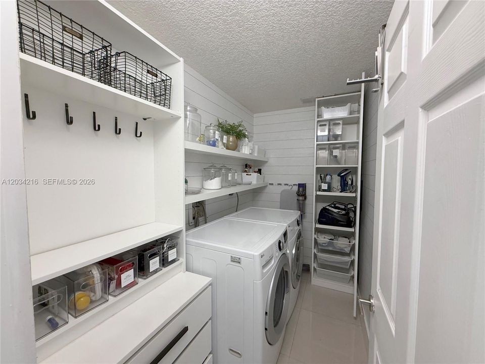 Modern laundry closet