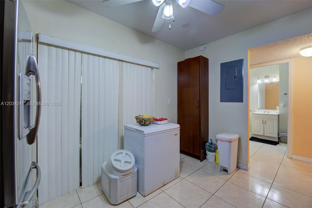 Large window for natural light