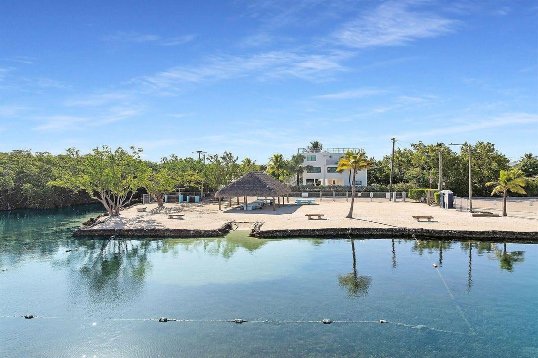 Park with swimming area
