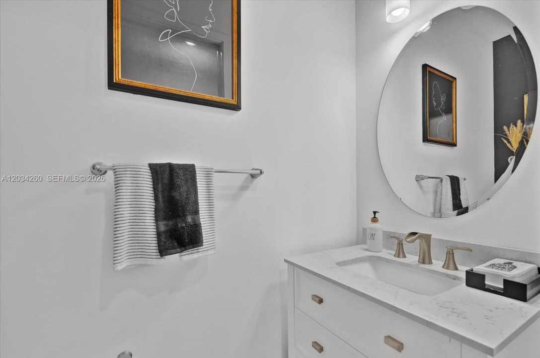 First Floor half bathroom