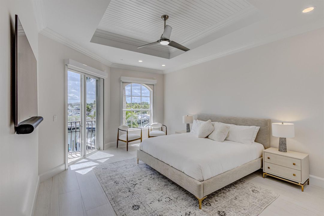 Master Bedroom overlooking Marina