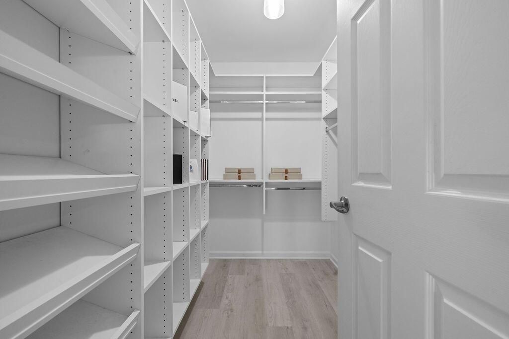 Primary closet