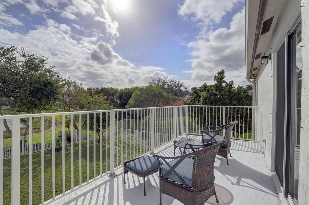 Master bedroom balcony