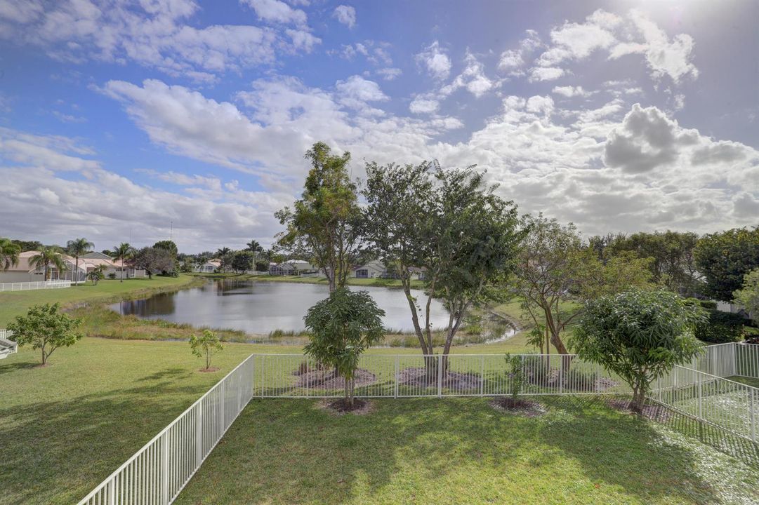 Fenced yard