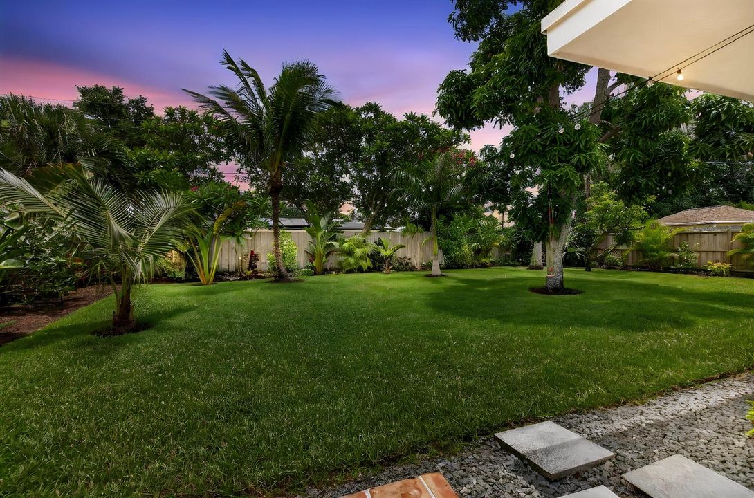 Lushly Landscaped