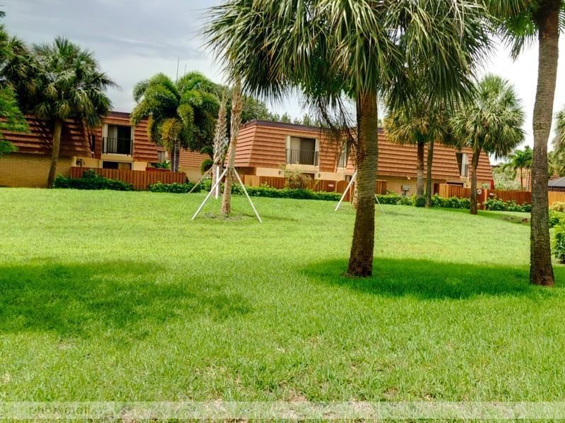 Green space at front door