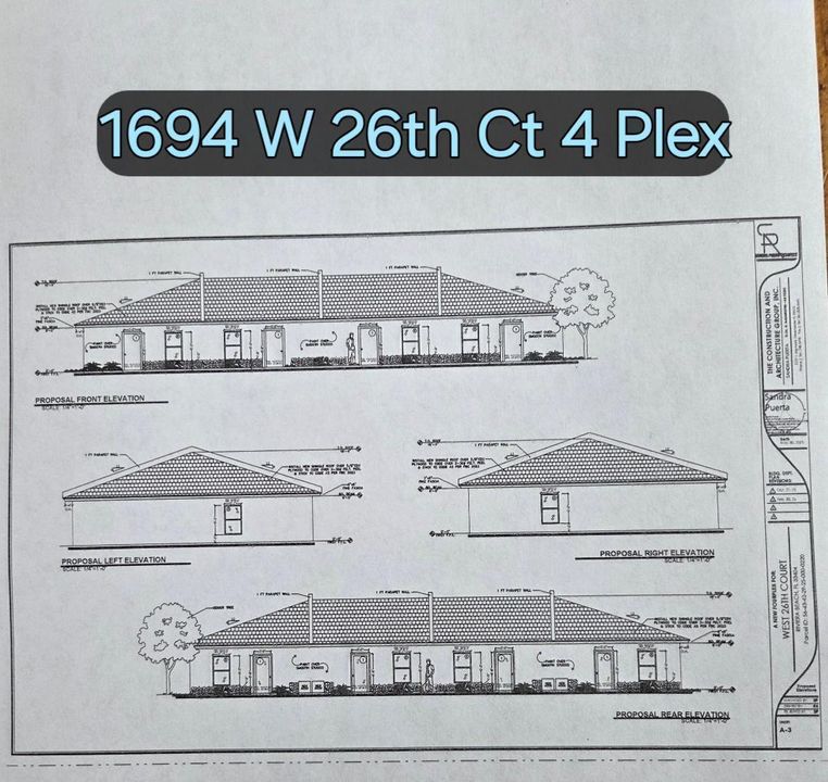 1694 W 26th Ct - Elevation