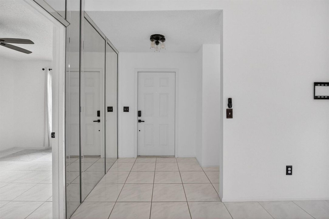 View toward front door