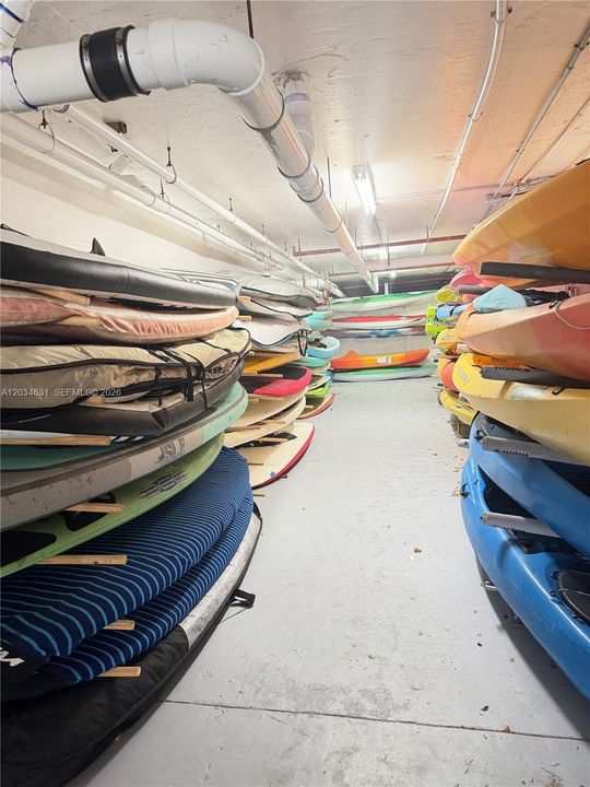 Kayak/Paddleboard storage