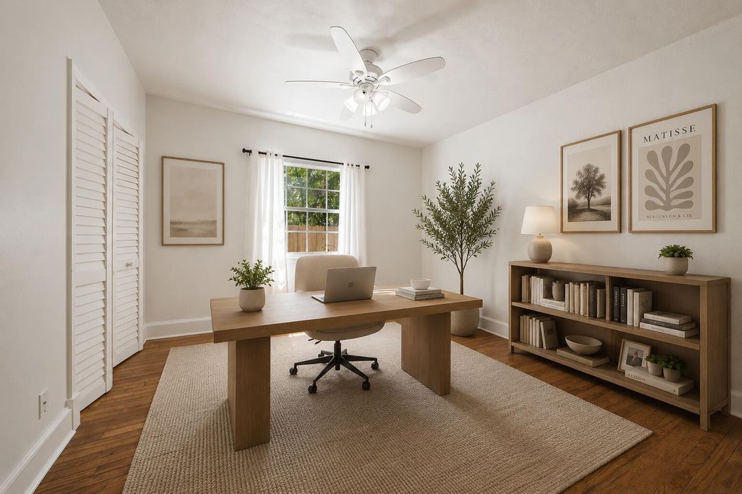 Virtually Staged Office