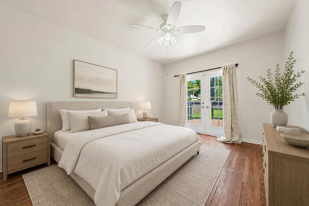 Virtually Staged Primary Bedroom