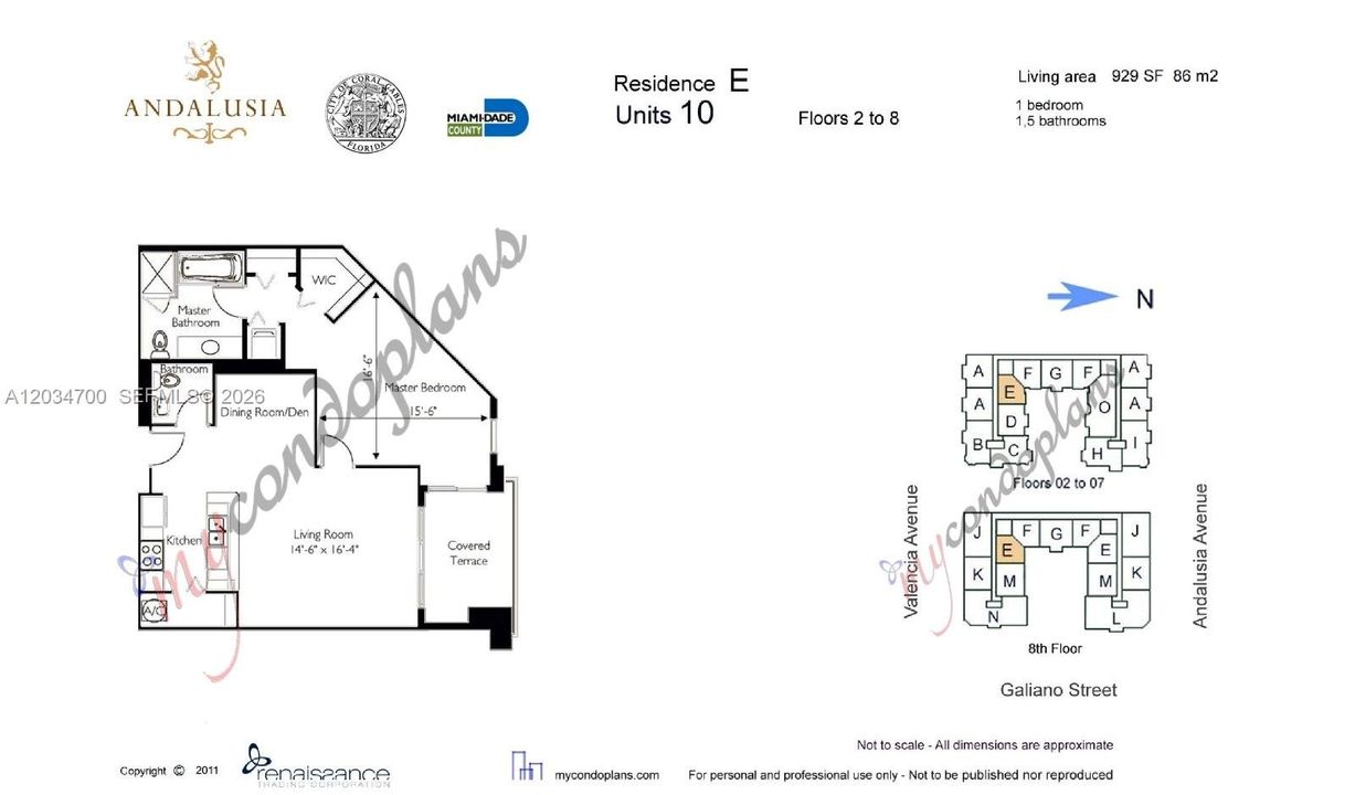 En Venta: $549,999 (1 camas, 1 baños, 929 Pies cuadrados)