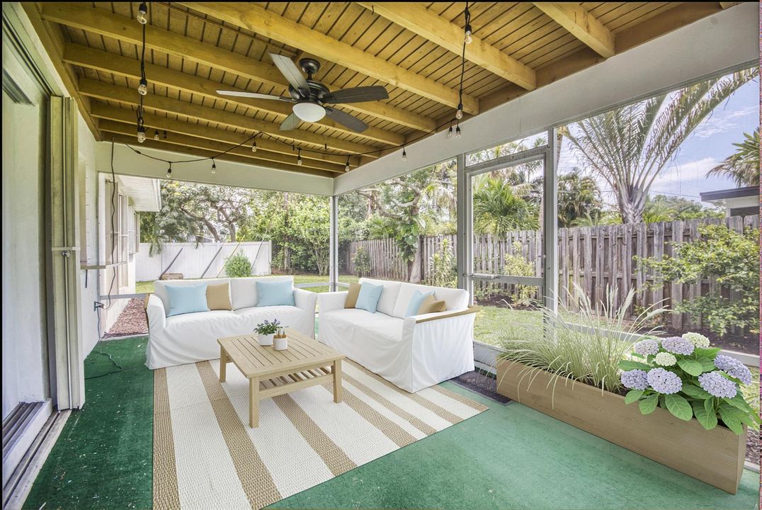 Screen-Enclosed Patio