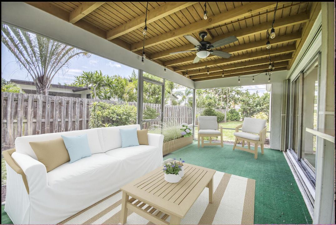 Screen-Enclosed Patio