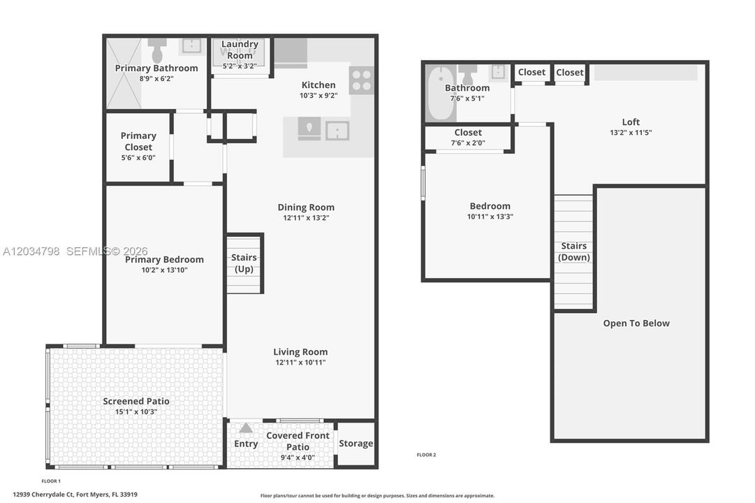 For Sale: $210,000 (2 beds, 2 baths, 1197 Square Feet)