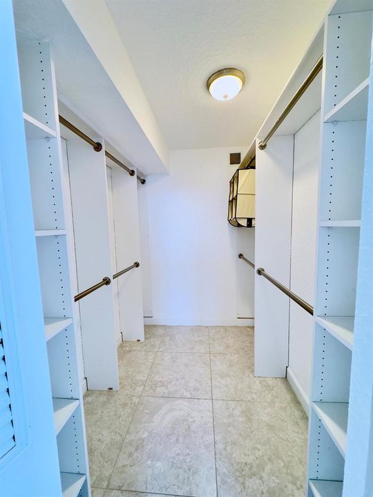 Master Walk-in Closet