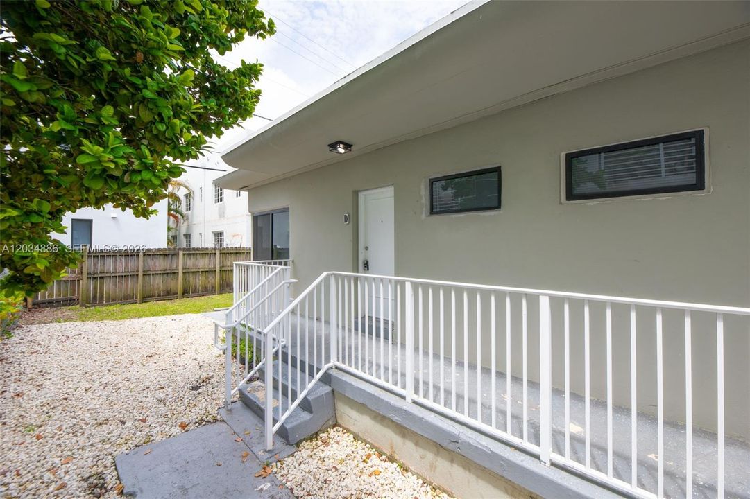 Unit D Entrance