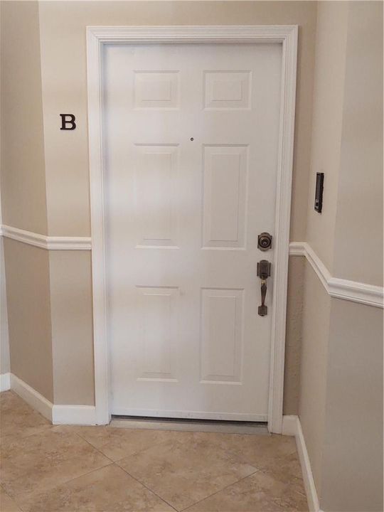 Ground floor unit front door