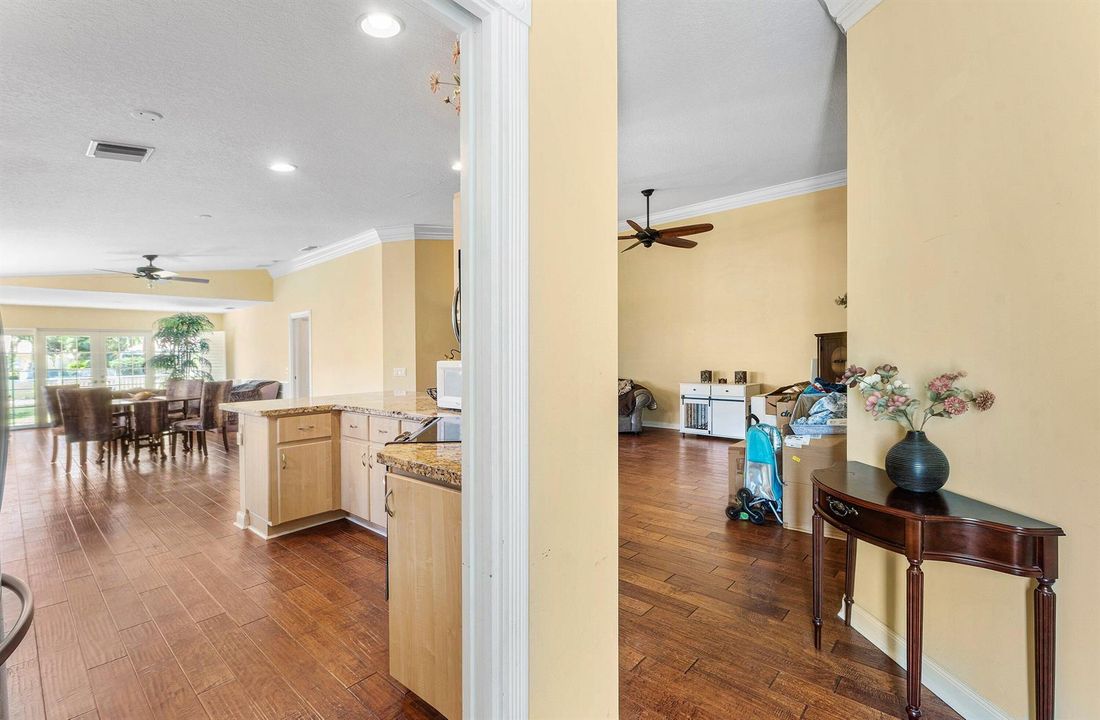 Foyer looking to the Family Room
