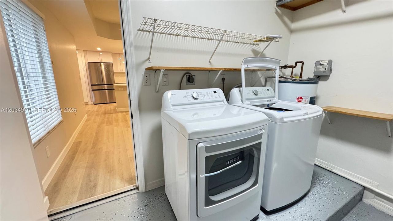 Laundry room off the Family Room