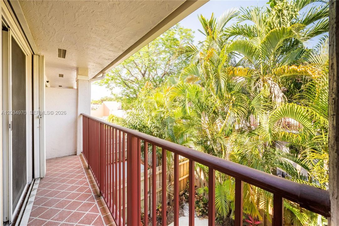 Balcony off Master Bedroom