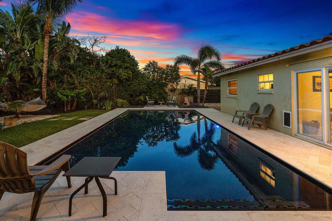 Sunset Backyard