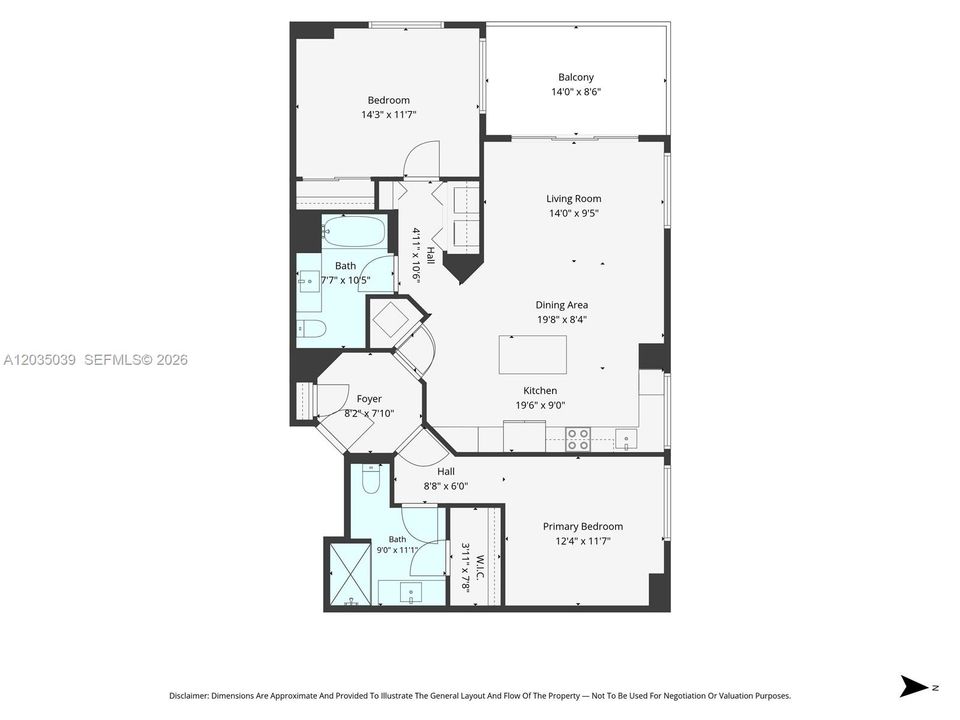 For Sale: $1,400,000 (2 beds, 2 baths, 1262 Square Feet)
